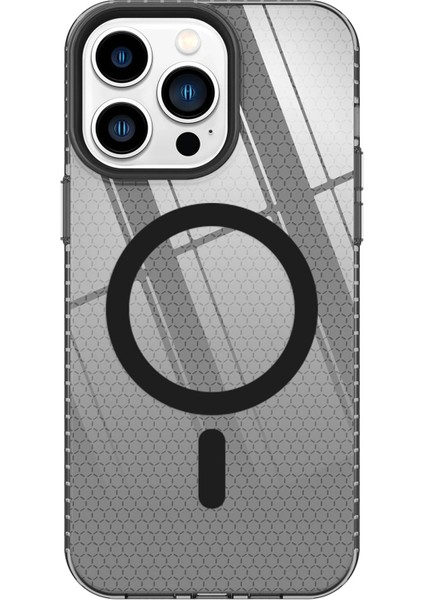 Newface iPhone 13 Pro Kılıf Beta Magneticsafe Silikon - Siyah