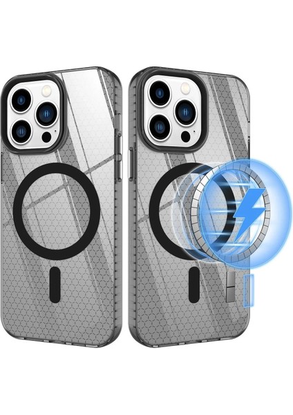 Newface iPhone 13 Pro Kılıf Beta Magneticsafe Silikon - Siyah