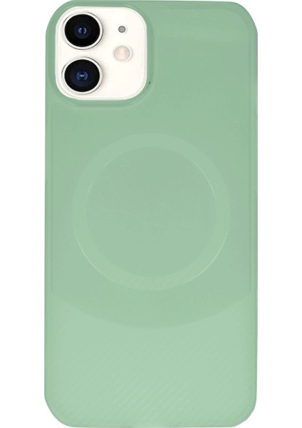 Newface iPhone 11 Kılıf Maya Karbon Kapak - Su Yeşili