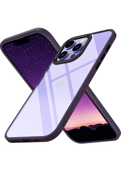 Newface iPhone 13 Pro Max Kılıf Power Silikon - Mor
