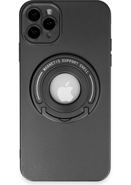 Newface iPhone 11 Pro Max Kılıf Lukka Magneticsafe Kapak - Siyah