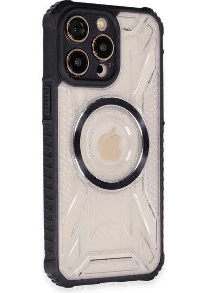 Newface iPhone 13 Pro Kılıf Prag Magneticsafe Kapak - Siyah
