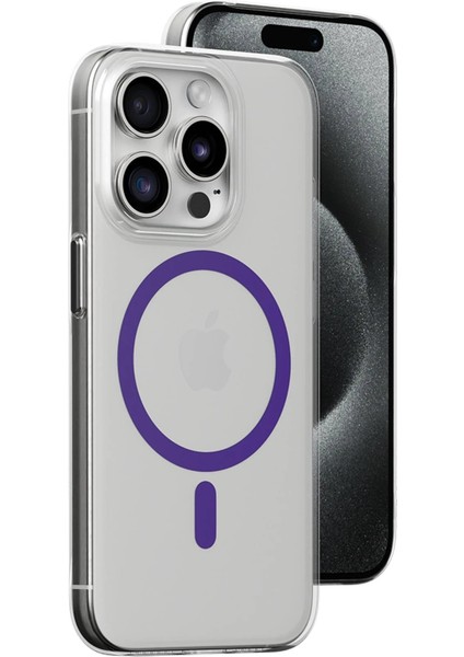 Joko iPhone 14 Pro Kılıf Bubble Magsafe Kapak - Mor