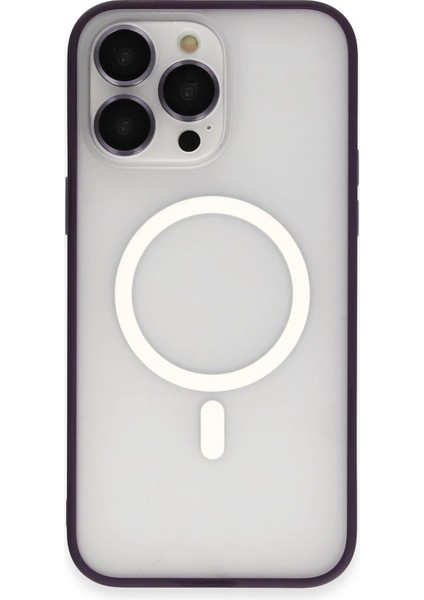 Joko iPhone 14 Pro Max Kılıf Martin Lens Magneticsafe Kapak - Derin Mor