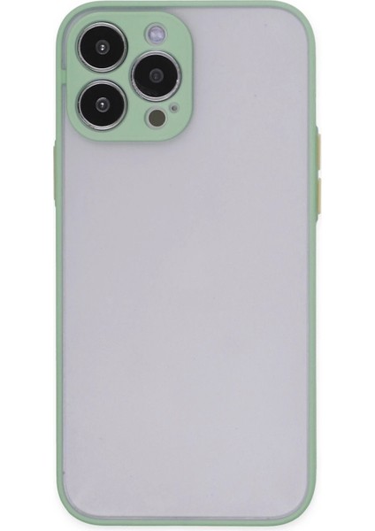 Newface iPhone 13 Pro Max Kılıf Montreal Silikon Kapak - Turkuaz