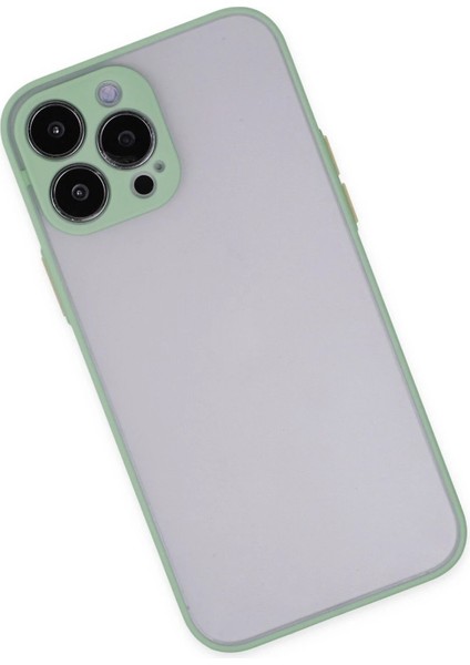 Newface iPhone 13 Pro Max Kılıf Montreal Silikon Kapak - Turkuaz