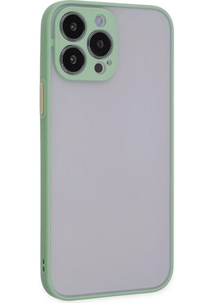 Newface iPhone 13 Pro Max Kılıf Montreal Silikon Kapak - Turkuaz