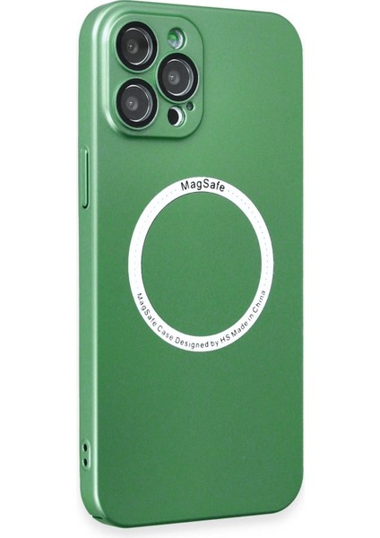 Newface iPhone 12 Pro Kılıf Jack Magneticsafe Lens Silikon - Yeşil fiyatları