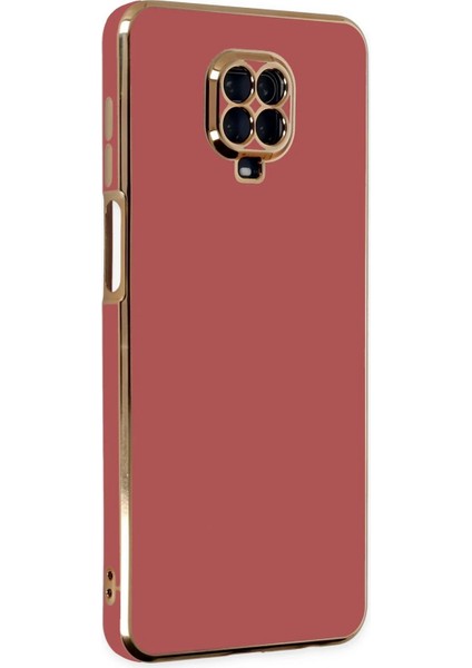 Newface Xiaomi Redmi Note 9 Pro Kılıf Volet Silikon - Kırmızı