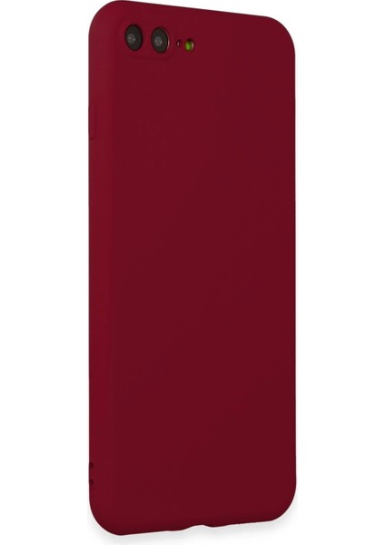 Newface iPhone 7 Plus Kılıf First Silikon - Bordo
