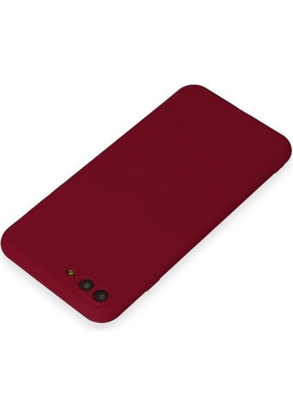 Newface iPhone 7 Plus Kılıf First Silikon - Bordo