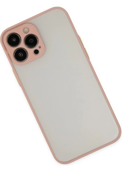 Newface iPhone 14 Pro Kılıf Montreal Silikon Kapak - Pembe
