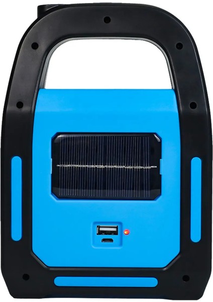 Güneş Enerjili ve USB Şarj Edilebilir 3 Modlu Karavan Bağ Bahçe Kamp Lambası-Powerbank Özellikli modelleri