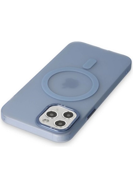 Newface iPhone 11 Pro Kılıf Lodos Magneticsafe Mat Kapak - Sierra Blue