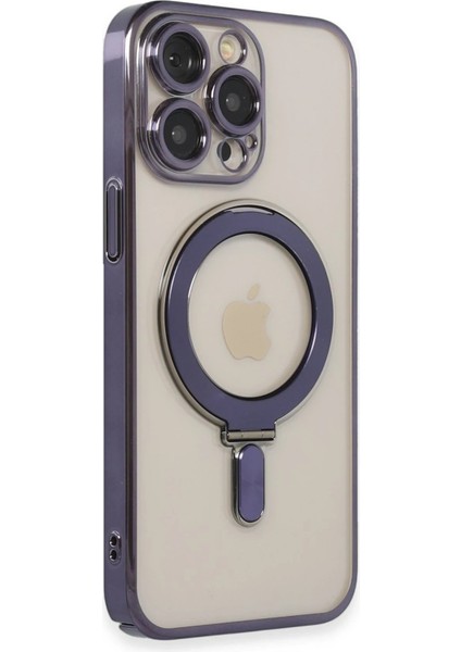 Joko iPhone 14 Pro Max Era Magsafe Standlı Kapak - Derin Mor