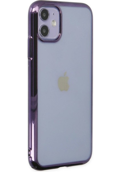 Newface iPhone 12 Kılıf Element Silikon - Mor
