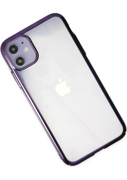 Newface iPhone 12 Kılıf Element Silikon - Mor