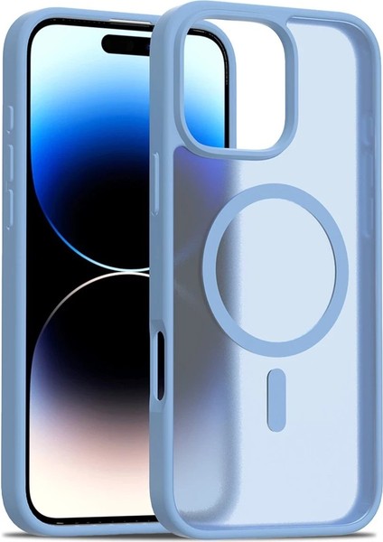 Joko iPhone 16 Pro Jota Magsafe Kapak - Açık Mavi