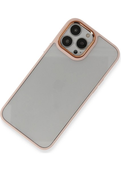 Newface iPhone 14 Pro Max Kılıf Dora Kapak - Pudra
