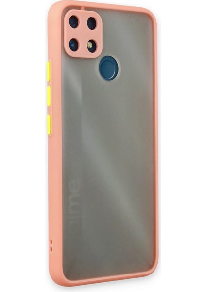 Newface Realme C25 Kılıf Montreal Silikon Kapak - Pembe fiyatları