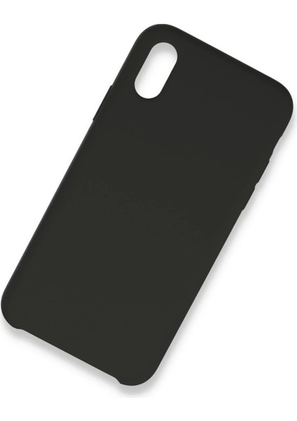 Newface iPhone Xs Max Kılıf Lansman Legant Silikon - Siyah