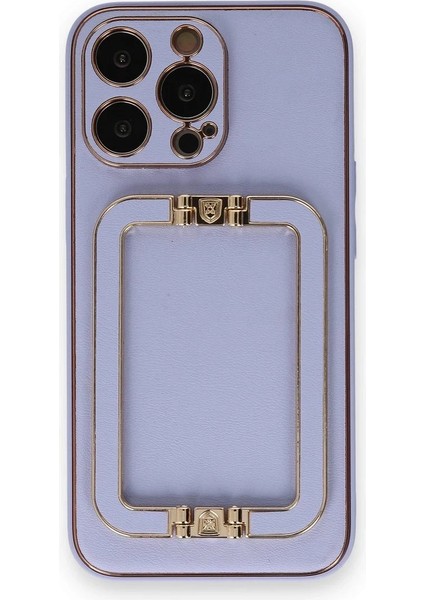 Newface iPhone 14 Pro Kılıf Coco Elit Kapak - Lila