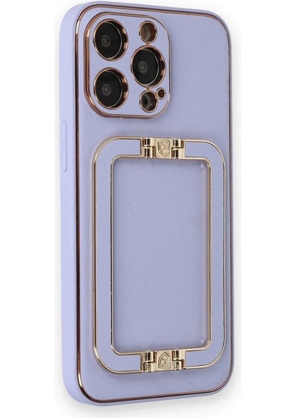 Newface iPhone 14 Pro Kılıf Coco Elit Kapak - Lila