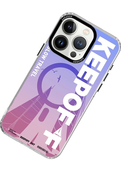 Keep Off iPhone 15 Pro Max Summer Travel Magsafe Kapak - Quiet Wandering