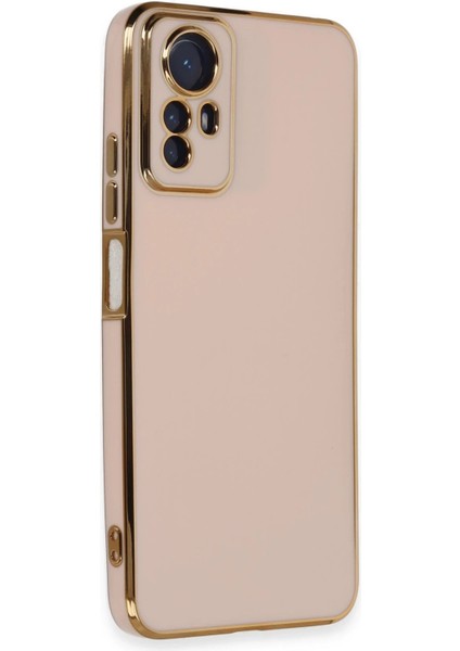 Newface Xiaomi Redmi Note 12S Kılıf Volet Silikon - Pembe fiyatları