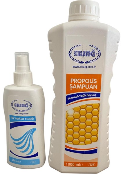 Propolis Şampuan +Propolis +Saç Bakım Toniği (Özel Set)