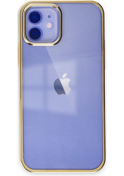 Newface iPhone 12 Kılıf Element Silikon - Gold
