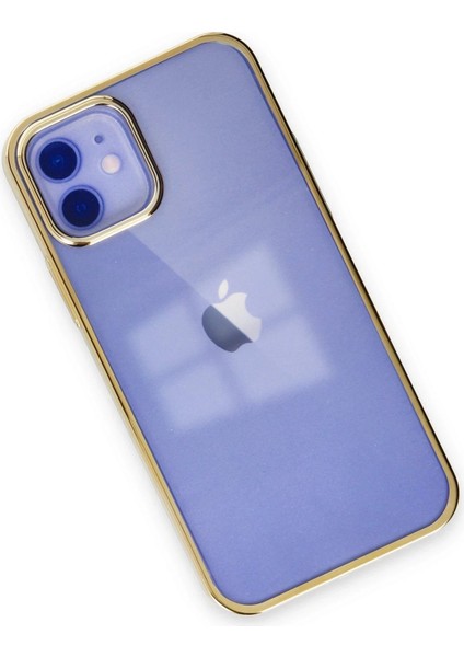 Newface iPhone 12 Kılıf Element Silikon - Gold