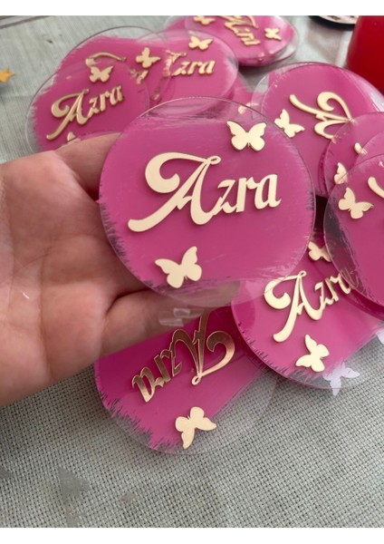 Elite Şeffaf Pleksi Magnet-Pleksi Magnet-Bebek Magnet-Isme Özel Magnet 10 Adet Fiyatıdır. 1 Adet