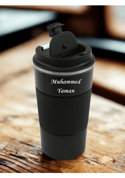 Kişiye Özel 500 ml Termos Siyah