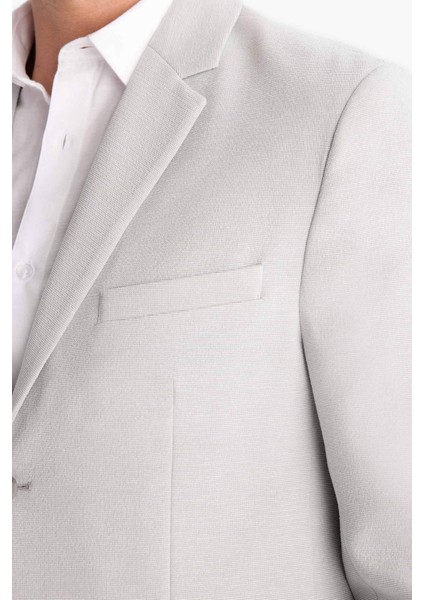 Slim Fit Dar Kesim Yarım Astar Blazer Ceket E3447AX25SM indirimleri