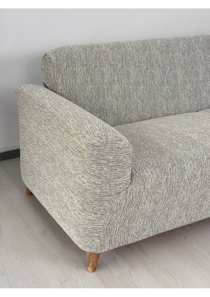 Elite Jakar Kumaş Lastikli Kayma Yapmayan 3 Kişilik 1 Adet Büyük Kanepe Örtüsü 1 Adet