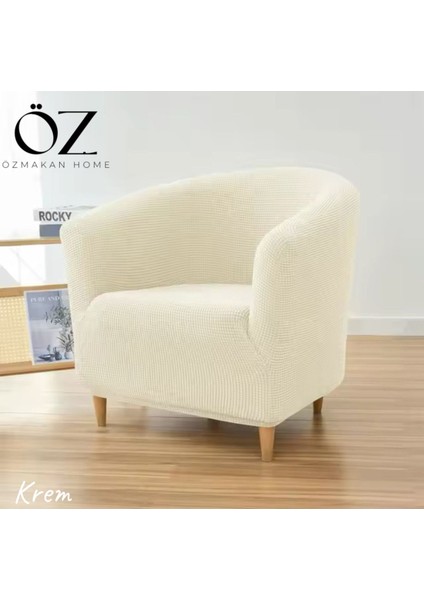 Elite Papatya Berjer Koltuk Örtüsü ,tekli Koltuk Kılıfı Sofa Cover 1 Adet 1 Adet