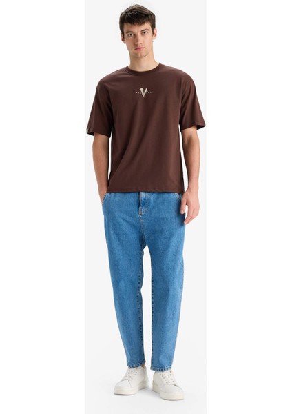 %100 Pamuk Vikings Valhalla Comfort Regular Fit Rahat Kalıp Bisiklet Yaka Sırt Baskılı Kısa Kollu Tişört B5533AX25SP fiyatları