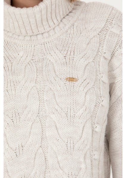 Kadın Taş Melanj Kazak /Triko 50270441-VR225