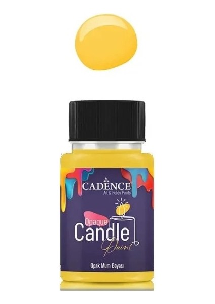 CDL04 Sarı Opak Mum Boyası 50ML