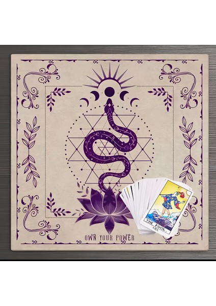 Elite Kaliteli Kumaş, Canlı Renkli Tarot Örtüsü Sunak Örtüsü Altar Örtüsü Ritüel Çalışma Örtüsü 1 Adet