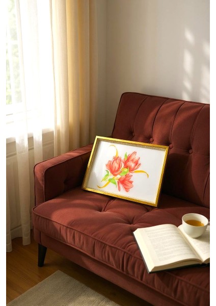 Ronesans Turuncu Tepsi 46X32