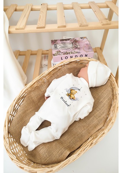 Kız Erkek Bebek %100 Pamuk Organik Baskılı Isimli Hastane Çıkışı Yenidoğan Isimli Fırça Hediye indirimleri