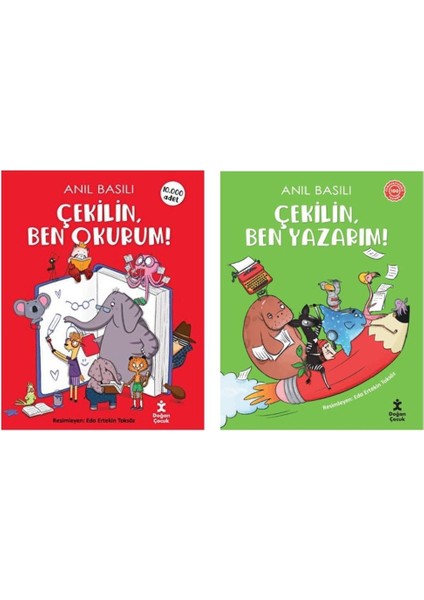 Anıl Basılı Çekilin, Ben Yazarım + Çekilin Ben Okurum (2 Kitap)