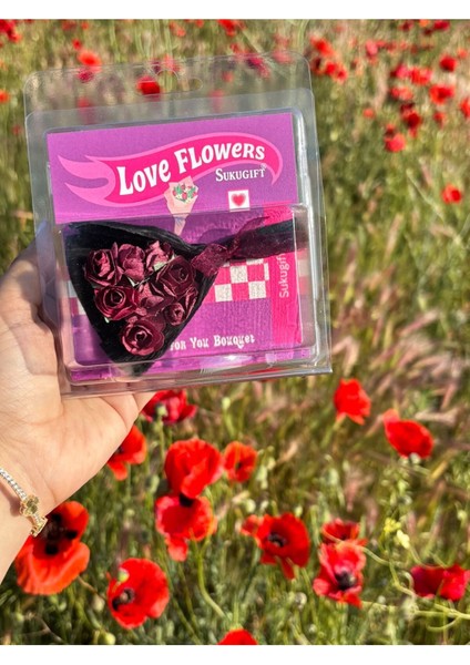 Elite Love Flowers Sukugift Hot Tarz Bouqet Aşk Buketi Hediye Wheels Sevgili Özel Gün Hediyesi Koleksiyon 1 Adet