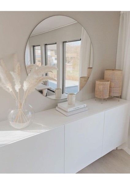 Elite Ayna / Yuvarlak Ayna / Dekoratif Ayna / Banyo Aynası/konsol Aynası 1 Adet
