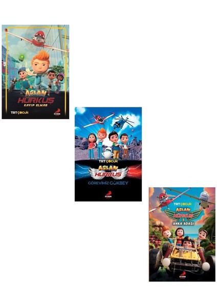 Trt Çocuk Aslan Hürkuş Hikaye Seti 3 Kitap
