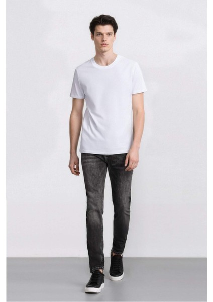 Carlo Skinny Fit Ekstra Dar Kalıp Normal Bel Ekstra Dar Paça Jean Pantolon E3478AX25SP fiyatları