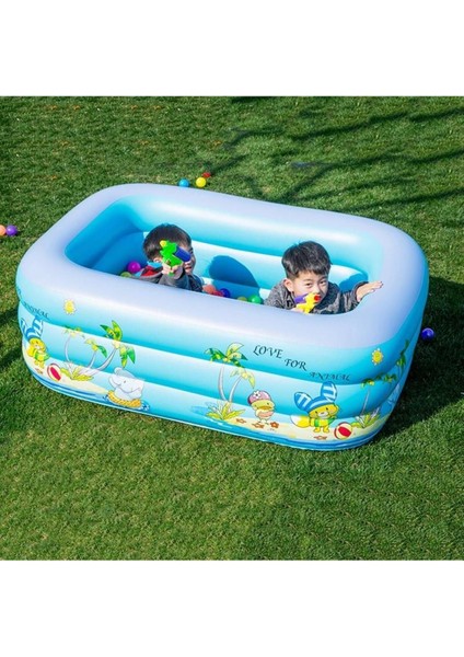 Elite SS21-321 Şişme Tabanlı 160X130X60X cm Havuz Mavi 1 Adet