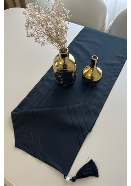 Elite Lara Runner Örtüsü Siyah 40X145 1 Adet